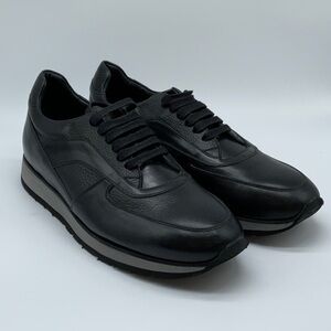 Trust Black leather men’s sneaker